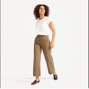 Everlane Wide Leg Crop Pant - Grey